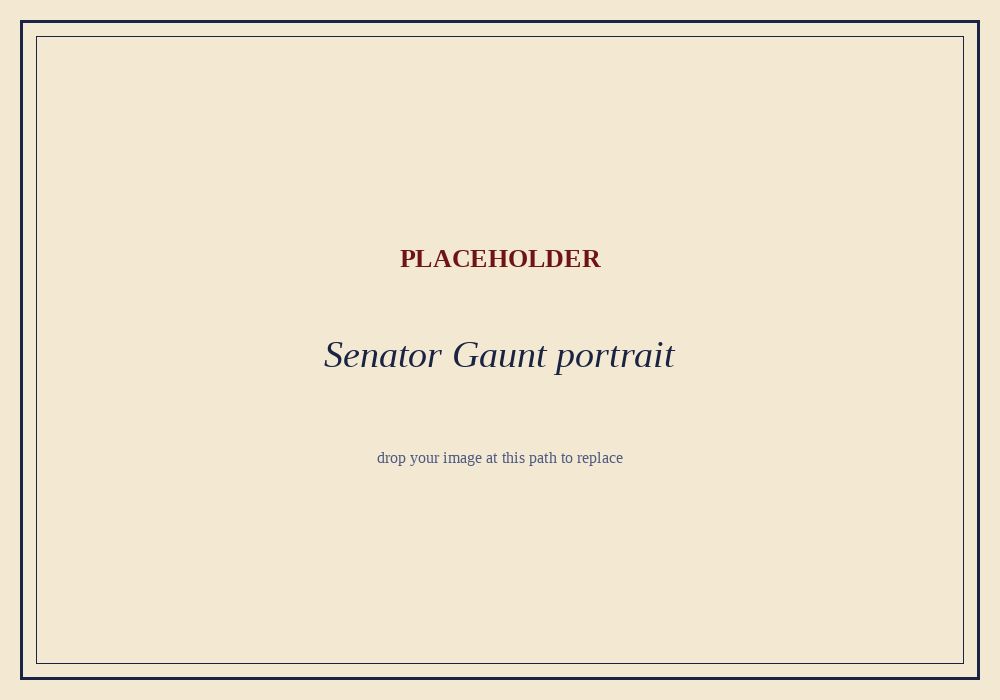Senator George Washington French Gaunt